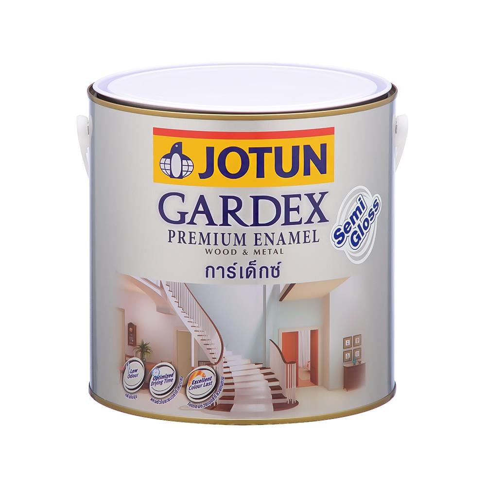 SEMI-GLOSS ENAMEL PAINT JOTUN GARDEX BASE C 1GAL