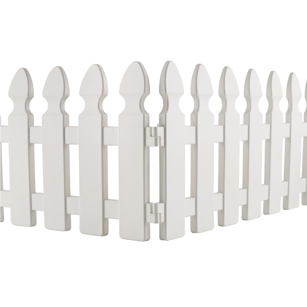 รั้วพลาสติกปักลงดิน SPRING HT-704 สีขาว แพ็ก 4 ชิ้น