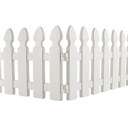 รั้วพลาสติกปักลงดิน SPRING HT-704 สีขาว แพ็ก 4 ชิ้น_1