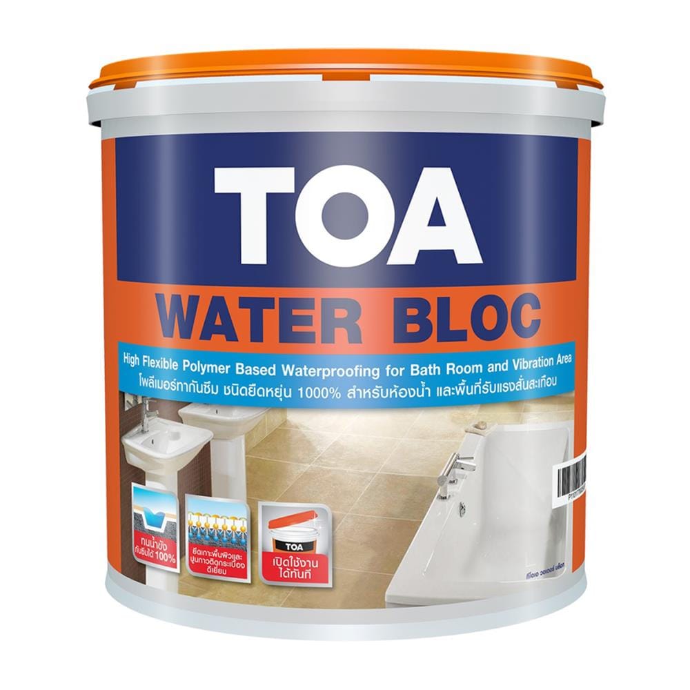 WATERPROOFING POLYMER TOA WATER BLOC 4KG WHITE