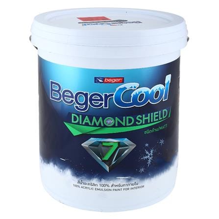 สีน้ำทาฝ้า BEGERCOOL DIAMONDSHIELD 7 3599 ด้าน 5 แกลลอน_0