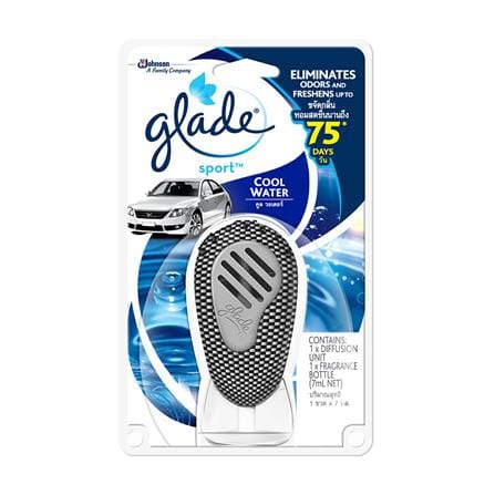 น้ำหอมปรับอากาศรถยนต์ GLADE SPORT 7 มล. COOL WATER_0