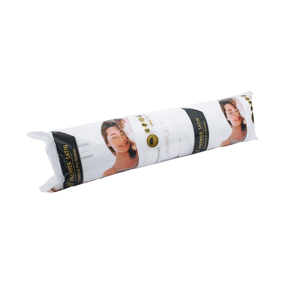 หมอนข้าง ใยสังเคราะห์ PREMIER SATIN ESSENTIAL PRO สีขาว