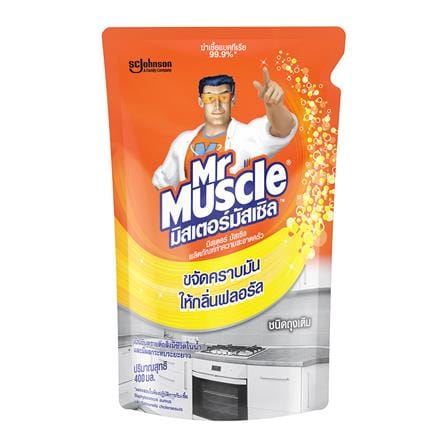 น้ำยาขจัดคราบไขมันห้องครัว MR.MUSCLE 400ml_0