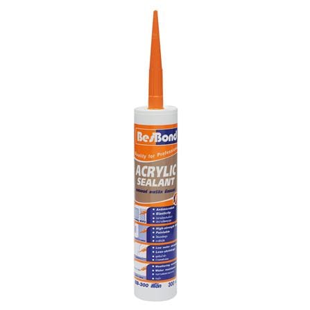 อะคริลิกซีลแลนท์ BESBOND 300 มล. สีโอ๊ค