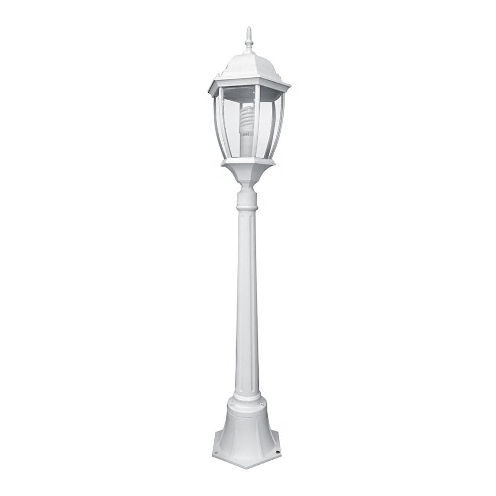 POST LIGHT CST 837/1M/WH WHITE 1-LIGHT