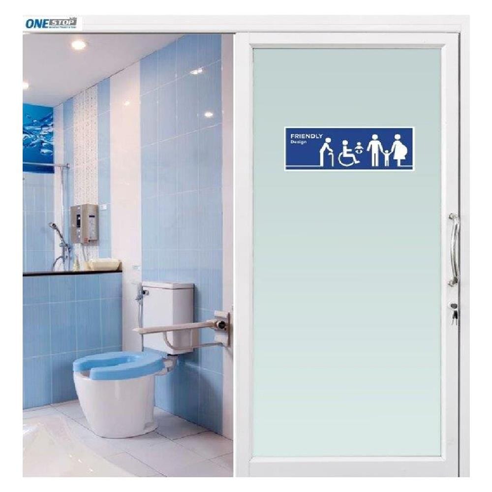 ประตูรางแขวน อะลูมิเนียม ONE STOP 90X205 ซม. สีขาว