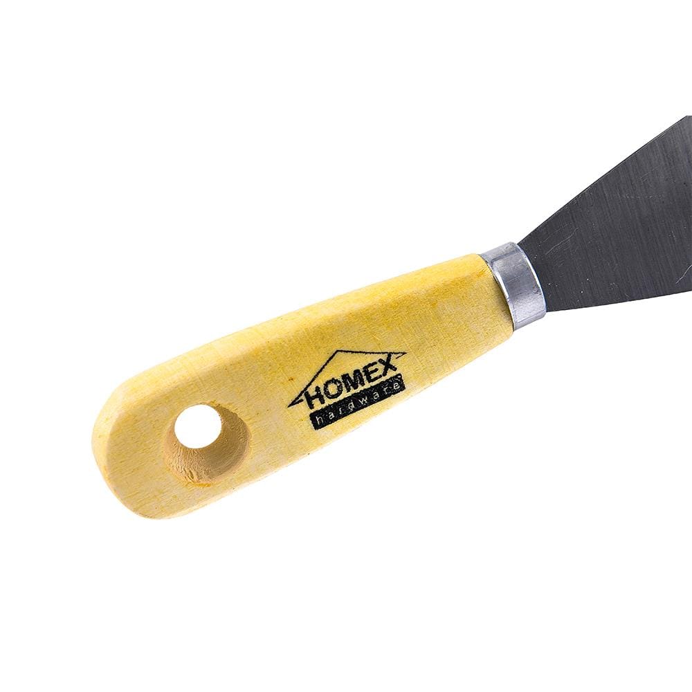 PUTTY KNIFE WITH WOODEN HANDLE SHINO 2IN