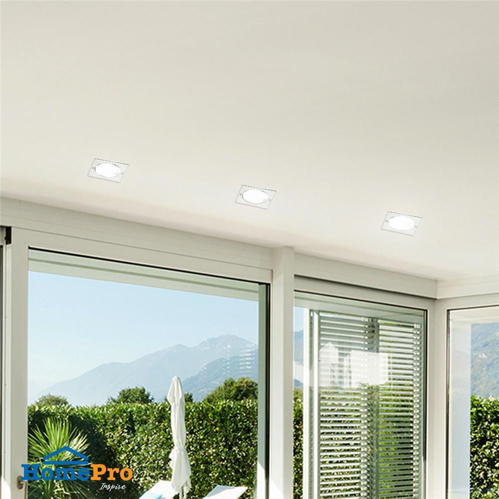 ดาวน์ไลท์ CARINI B4740-WH 4 นิ้ว ทรงเหลี่ยม