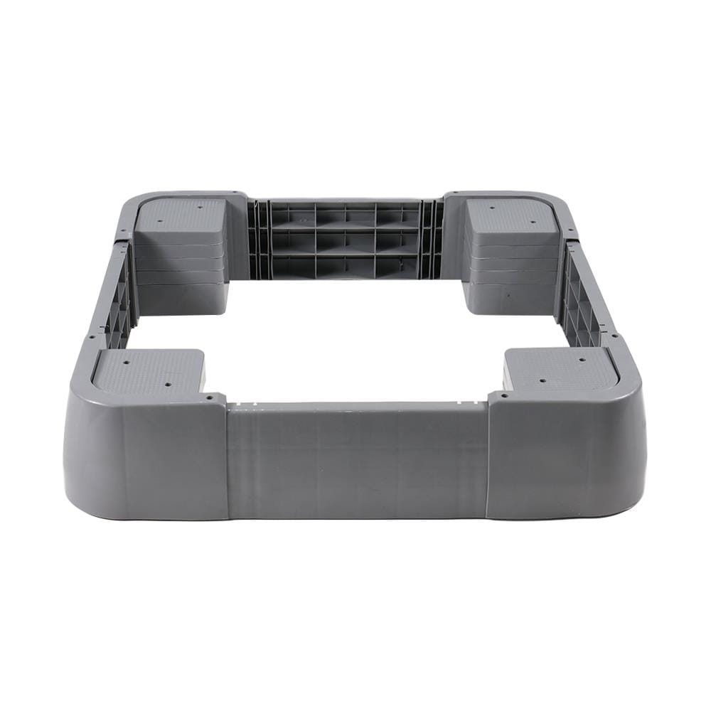 ฐานรองเครื่องซักผ้าปรับได้ CKR PLASTIC F-WS-WL 51-65X51-65 ซม. สีเทา SIZE S