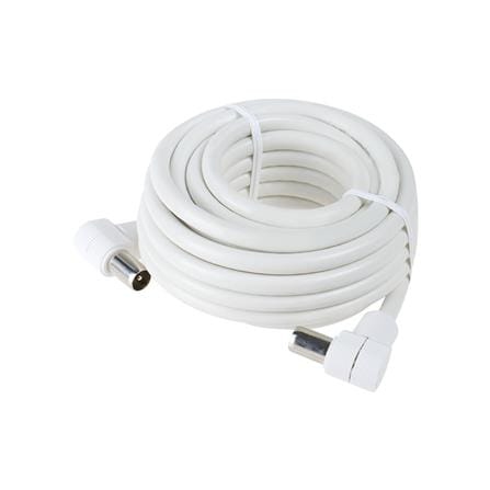 สายอากาศ TV พร้อมแจ็ค SPOA 5 ม. สีขาว_0