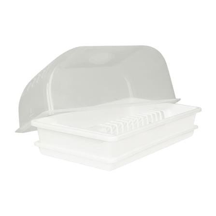 ชั้นคว่ำจานพลาสติกมีฝาครอบ G-WARE 267A_2