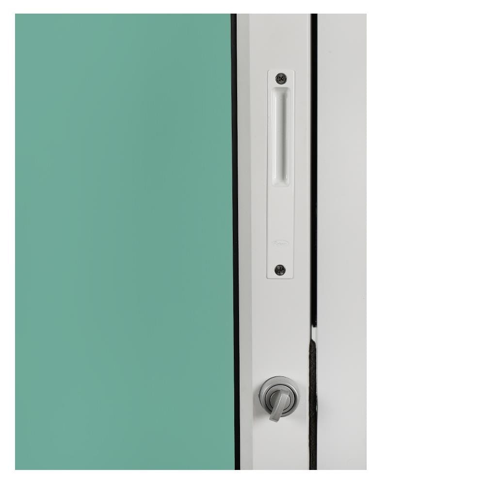 ประตูรางแขวน อะลูมิเนียม LYNN X-SERIES 90x205 ซม. สีขาว