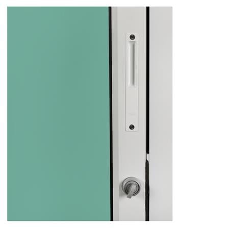 ประตูรางแขวน อะลูมิเนียม LYNN X-SERIES 90x205 ซม. สีขาว_1