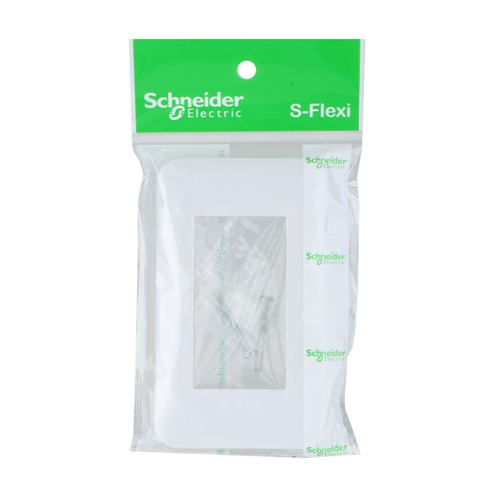 หน้ากาก 3 ช่อง SCHNEIDER FG1053H S-FLEXI สีขาว