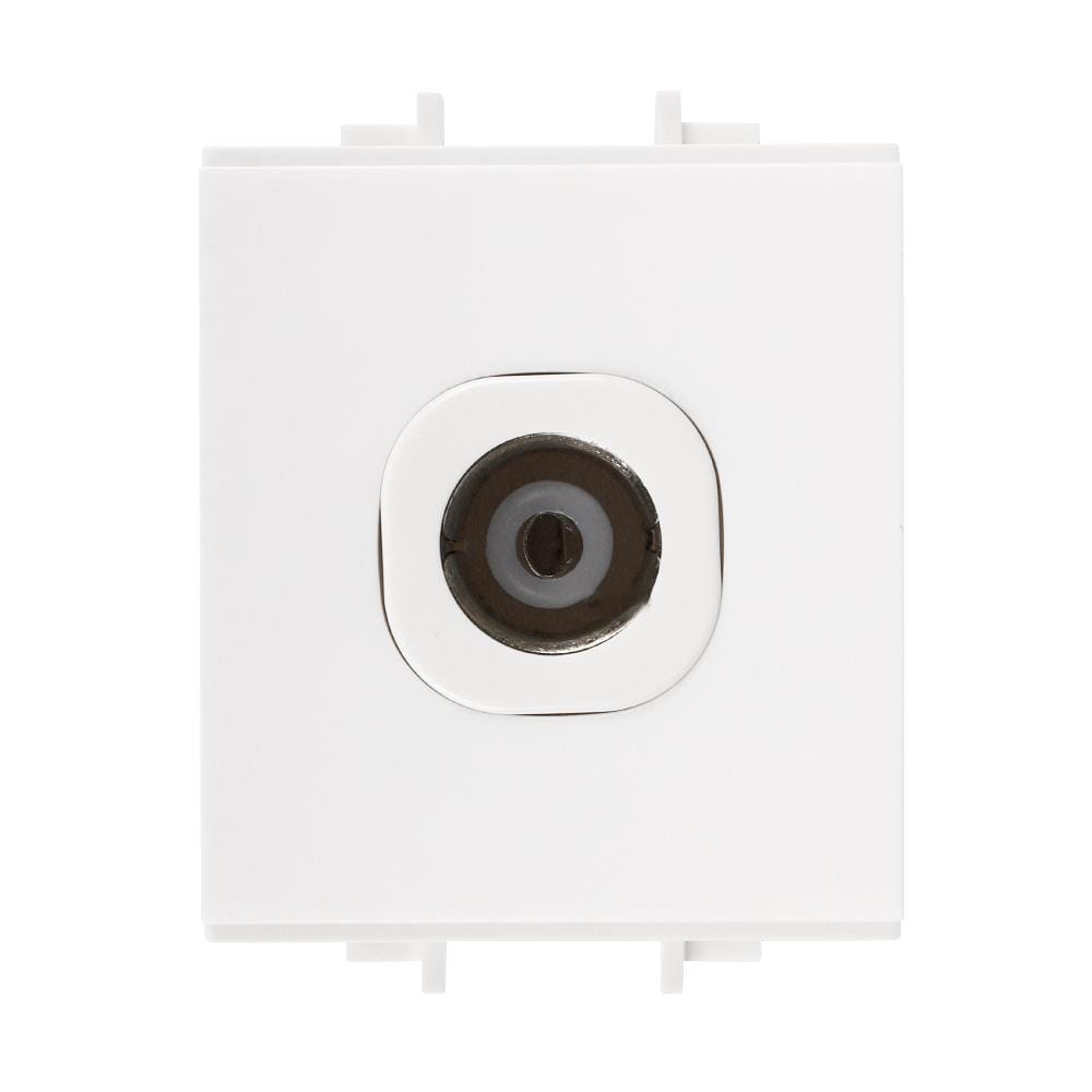 เต้ารับโทรทัศน์ 75 โอห์ม SCHNEIDER F50TVM สีขาว