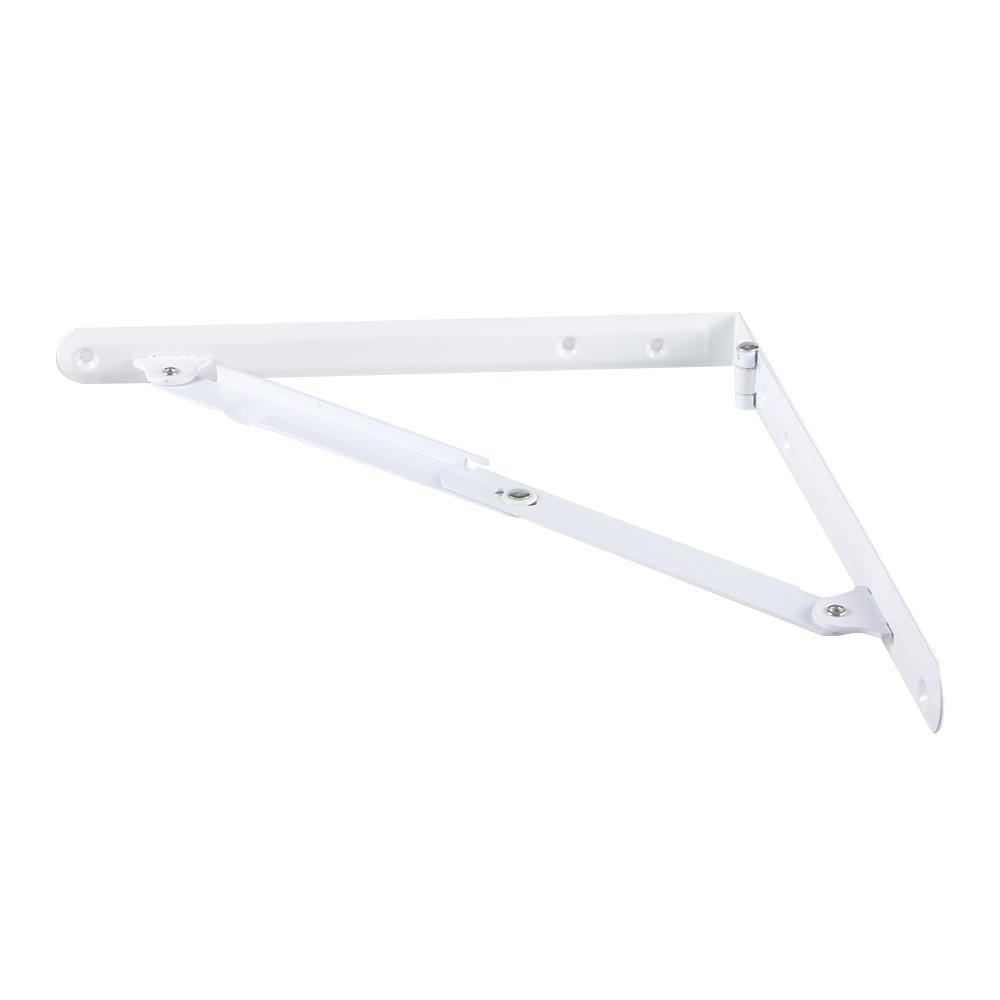 แขนรับชั้นเหล็กพับได้ HAFELE 3.2x30x30 ซม. สีขาว