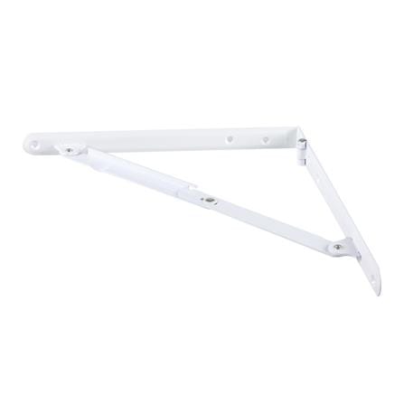 แขนรับชั้นเหล็กพับได้ HAFELE 3.2x30x30 ซม. สีขาว_0