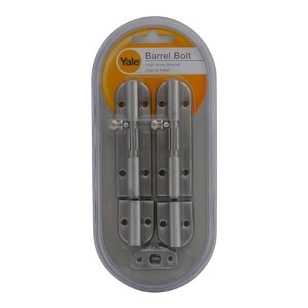กลอนทั่วไป YALE BA90704 4 นิ้ว สีสเตนเลส (แพ็ก 2 ช...