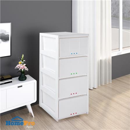 ตู้ลิ้นชัก 4 ชั้น STACKO 3DOT 40x45x91 ซม. สีขาว_5