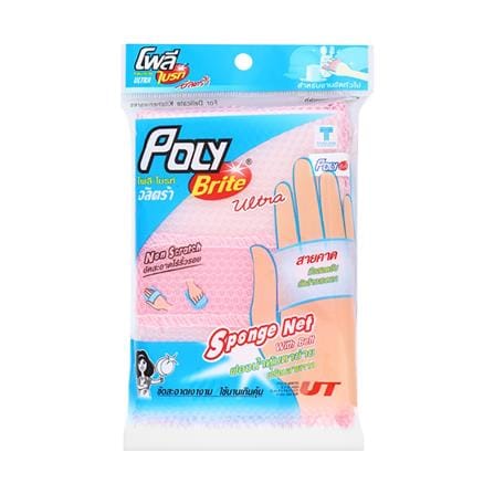 ฟองน้ำหุ้มตาข่าย POLY-BRITE 409-0 10x14x2cm