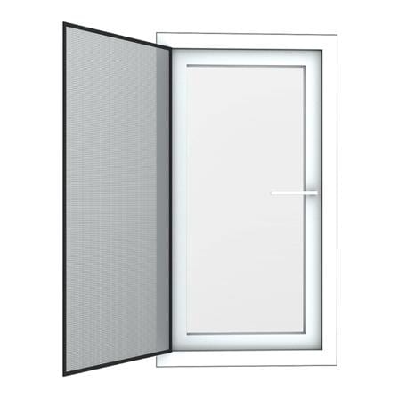หน้าต่าง UPVC บานเปิด มุ้ง HOFFEN 60x110 ซม. สีขาว_1