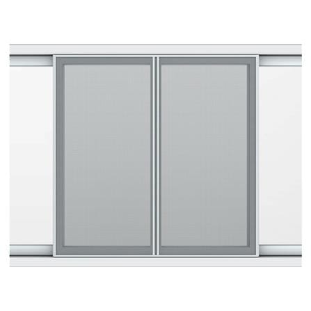 หน้าต่าง UPVC F-S-S-F มุ้ง HOFFEN 240x110 ซม. สีขาว_1