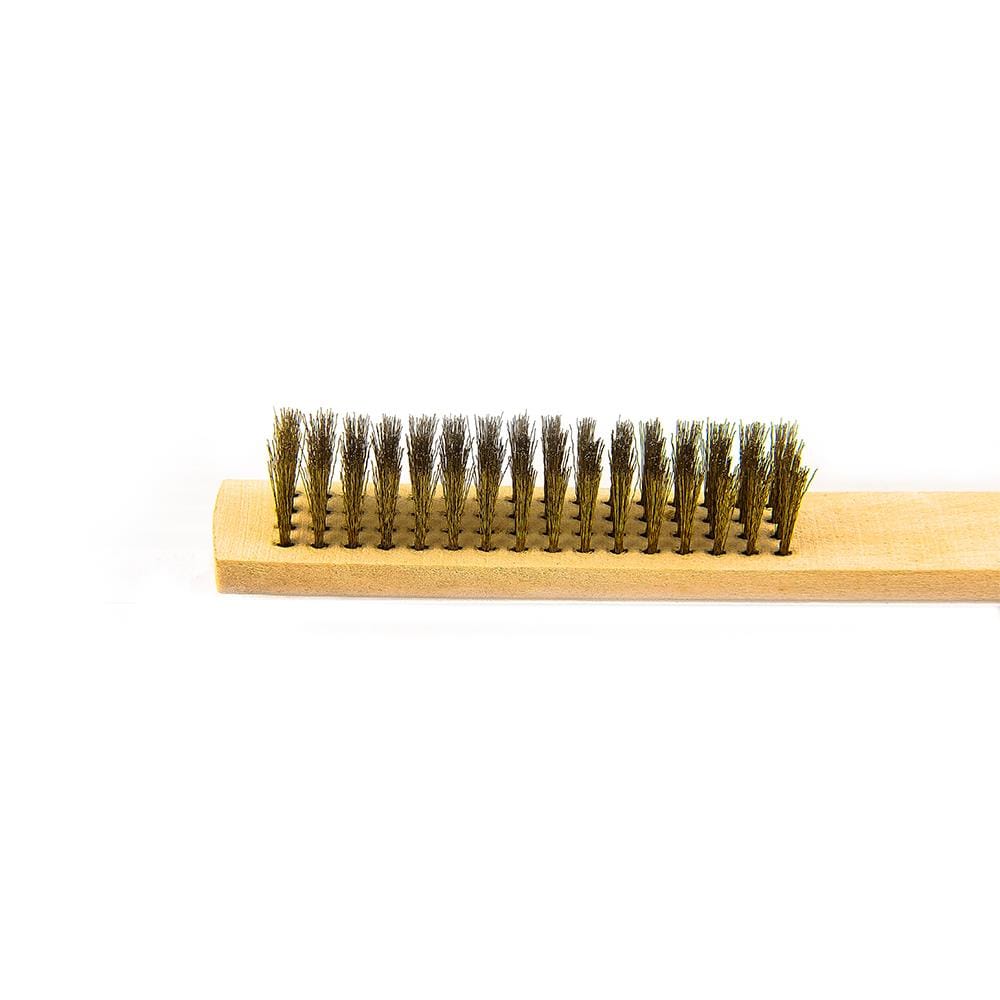 BRASS WIRE BRUSH SHINO 4-ROW