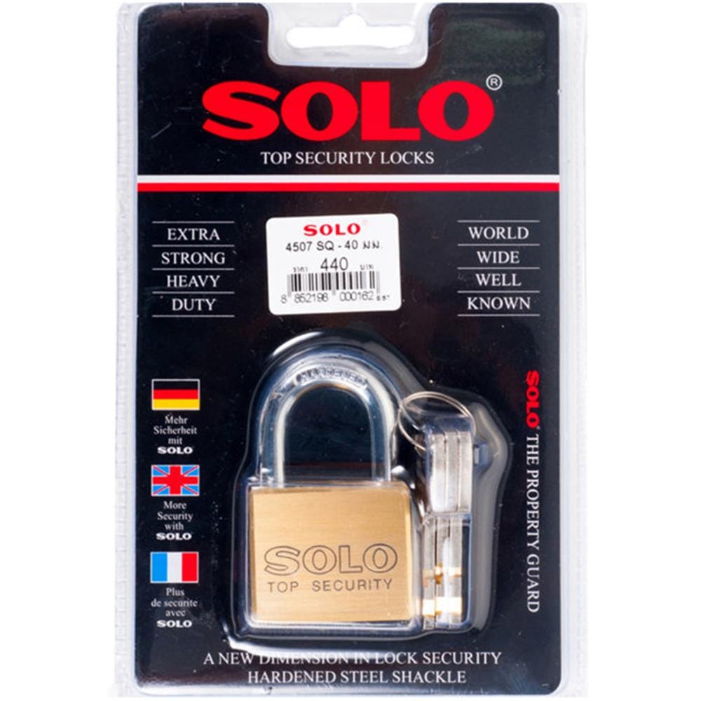 กุญแจลูกปืน SOLO 4507SQ-40 40 มม.