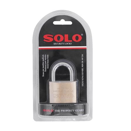 กุญแจสปริง SOLO 84-40 40 มม. สีทองเหลืองขัดเงา_2