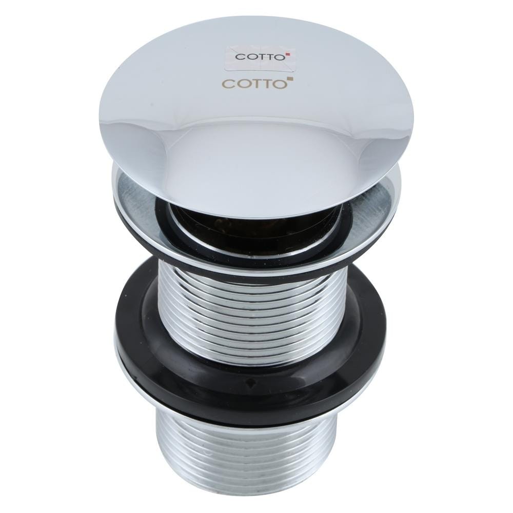 สะดืออ่างล้างหน้าแบบกด COTTO CT665N(HM) สีโครม