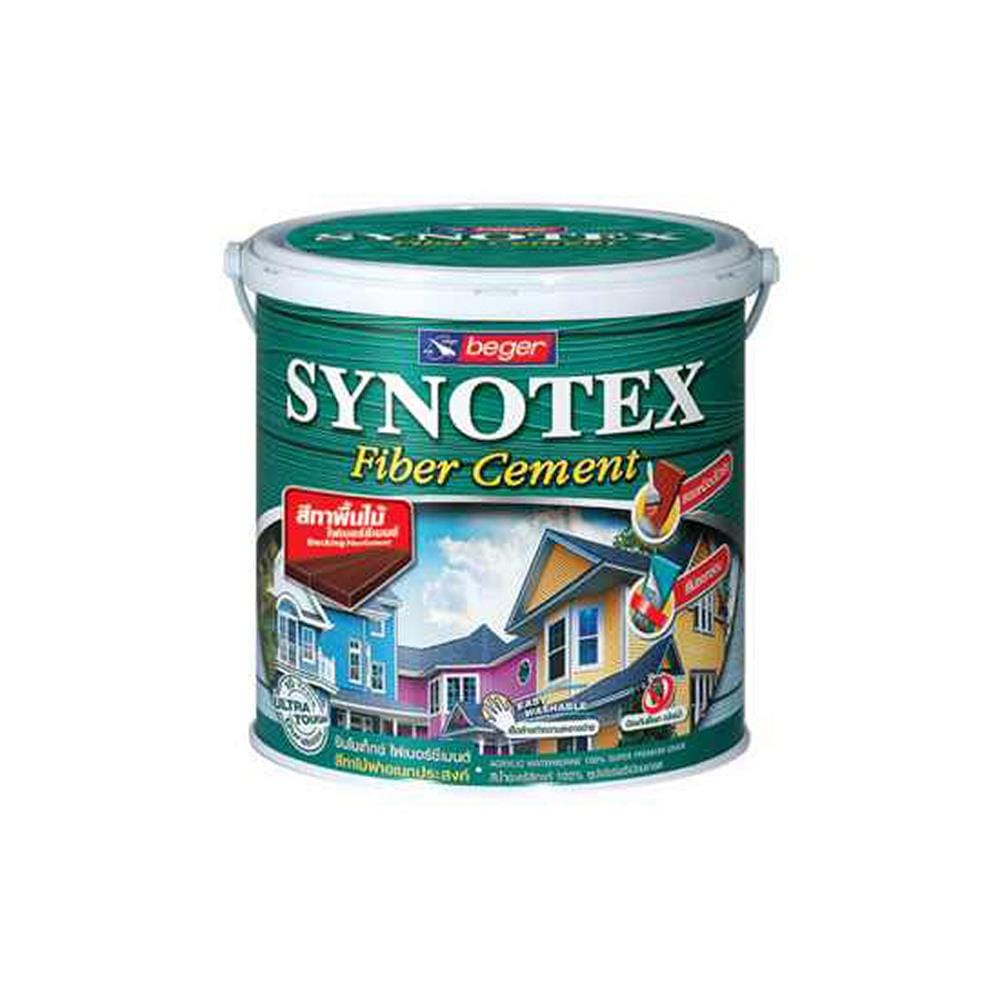สีทาพื้นไม้ไฟเบอร์ซีเมนต์ BEGER SYNOTEX TG7000 สีใส เงา 1 แกลลอน