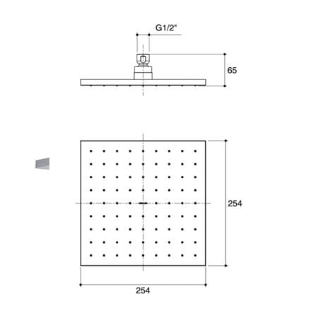ฝักบัวก้านแข็ง KOHLER K-13696X-CP_1