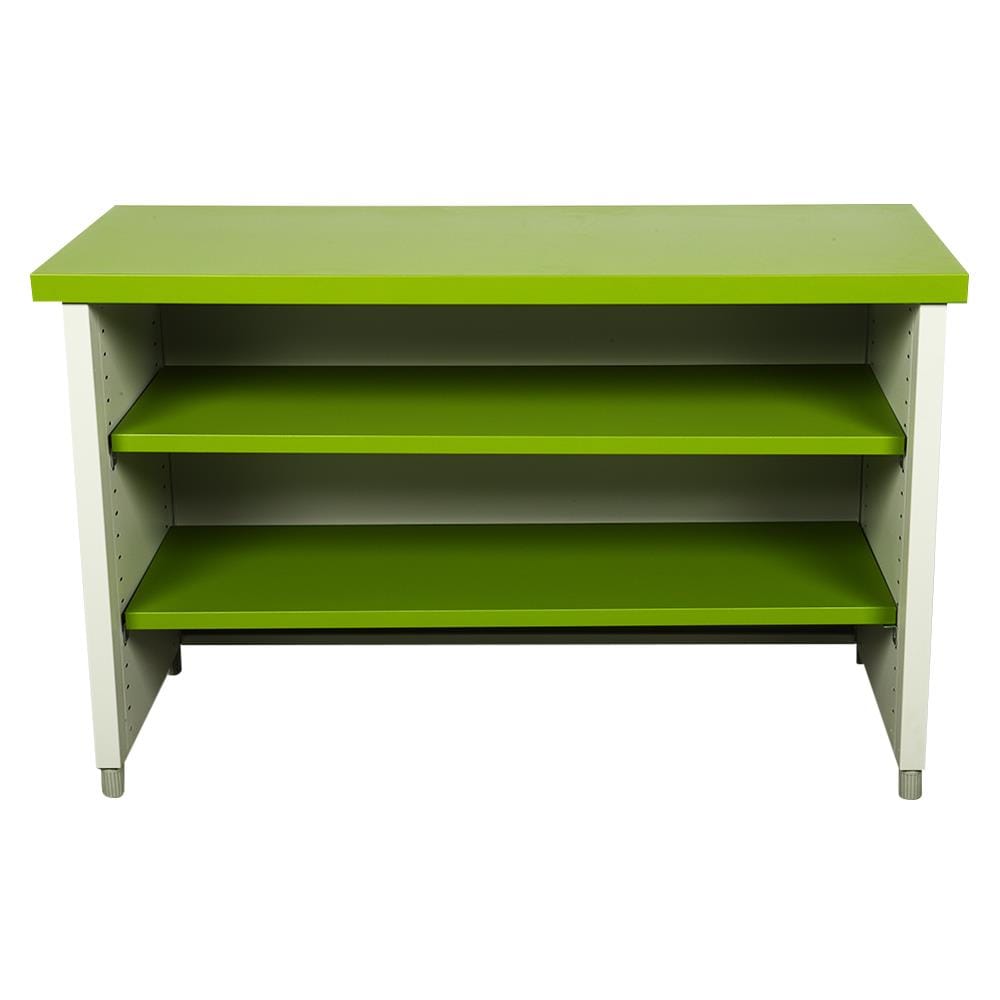 โต๊ะทำงานเหล็ก LUCKY WORLD KDS-120-GG 120 ซม. สีเขียว