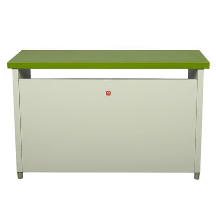 โต๊ะทำงานเหล็ก LUCKY WORLD KDS-120-GG 120 ซม. สีเขียว_2