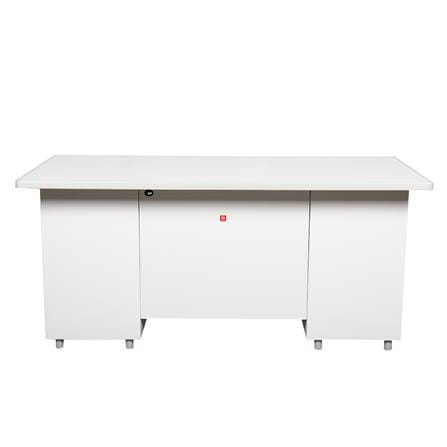โต๊ะทำงานเหล็ก LUCKY WORLD DX-52-33-GG 159.5 ซม. สีเขียว_2