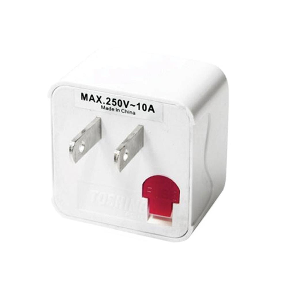 UNIVERSAL ADAPTER 2-PIN TOSHINO FS-18E 2-PIN WHITE