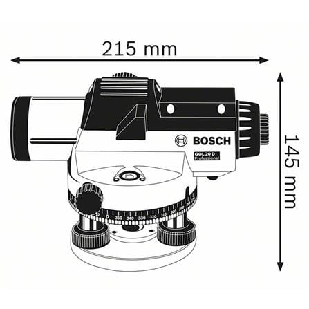 กล้องวัดระดับเลเซอร์ BOSCH GOL26D_6