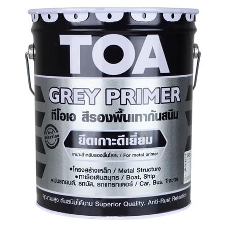 สีรองพื้นโลหะ TOA  สีเทา 5 แกลลอน