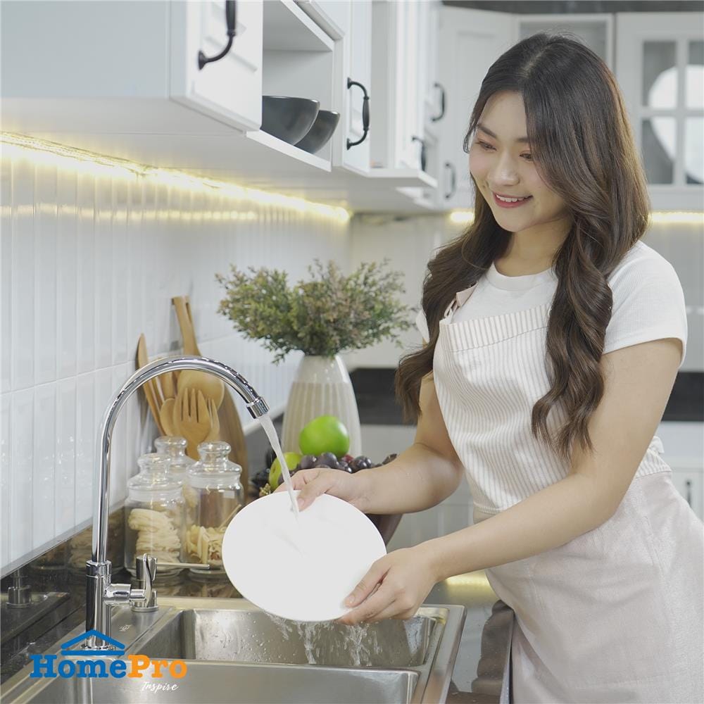 ก๊อกซิงค์เดี่ยวเคาน์เตอร์ MOYA PN-81C12 สีโครม