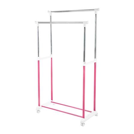 CLOTH RACK 2BAR 81x43x90cm PINK PLIM_0