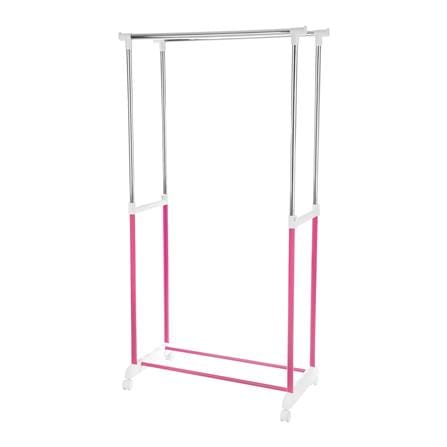 CLOTH RACK 2BAR 81x43x90cm PINK PLIM_1