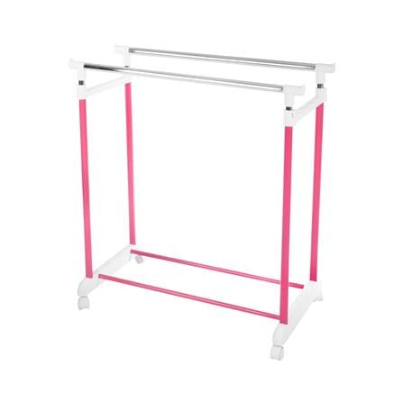 CLOTH RACK 2BAR 81x43x90cm PINK PLIM_3
