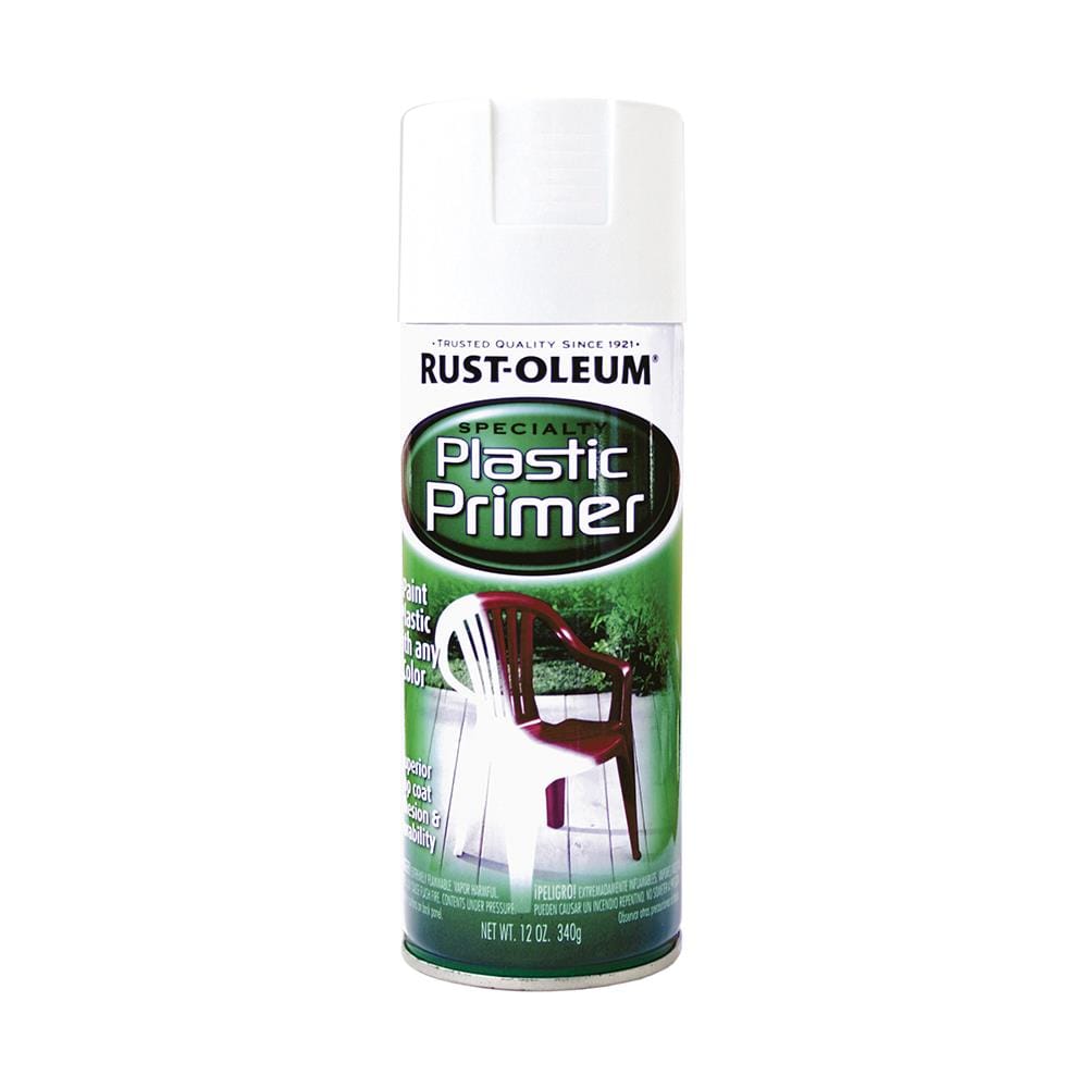 สีสเปร์ยรองพื้นสำหรับพลาสติก RUST-OLEUM สีขาว #9460 12 ออนซ์