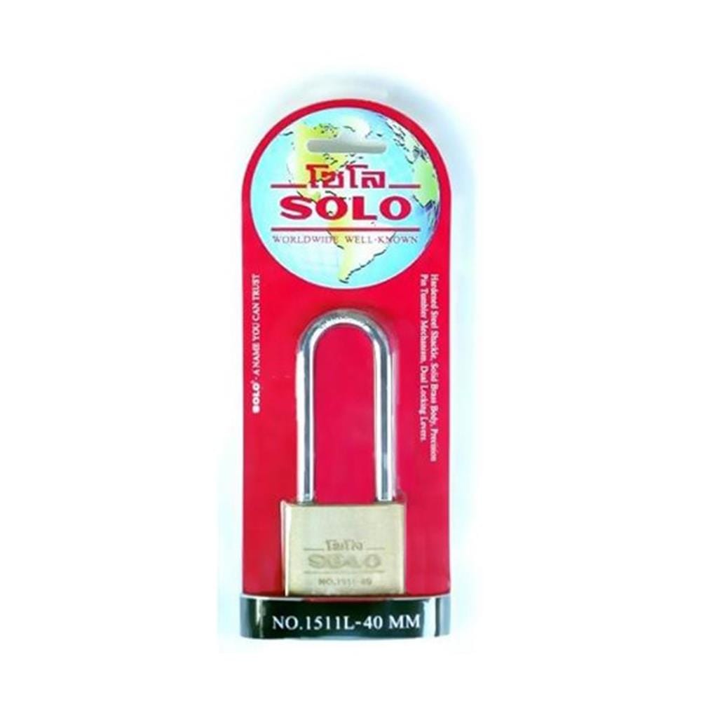 กุญแจสปริง SOLO 1511-40L 40 มม.