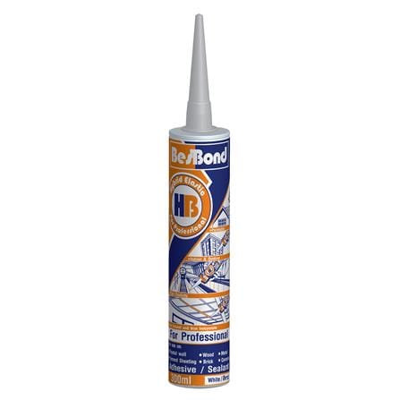 โพลีเมอร์อุดรอย BESBOND HB HYBRID ELASTIC 300 มล. สีขาว