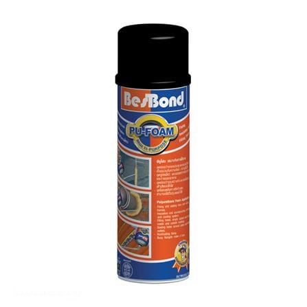สเปรย์โฟม BESBOND PU 500 มล. สีขาว