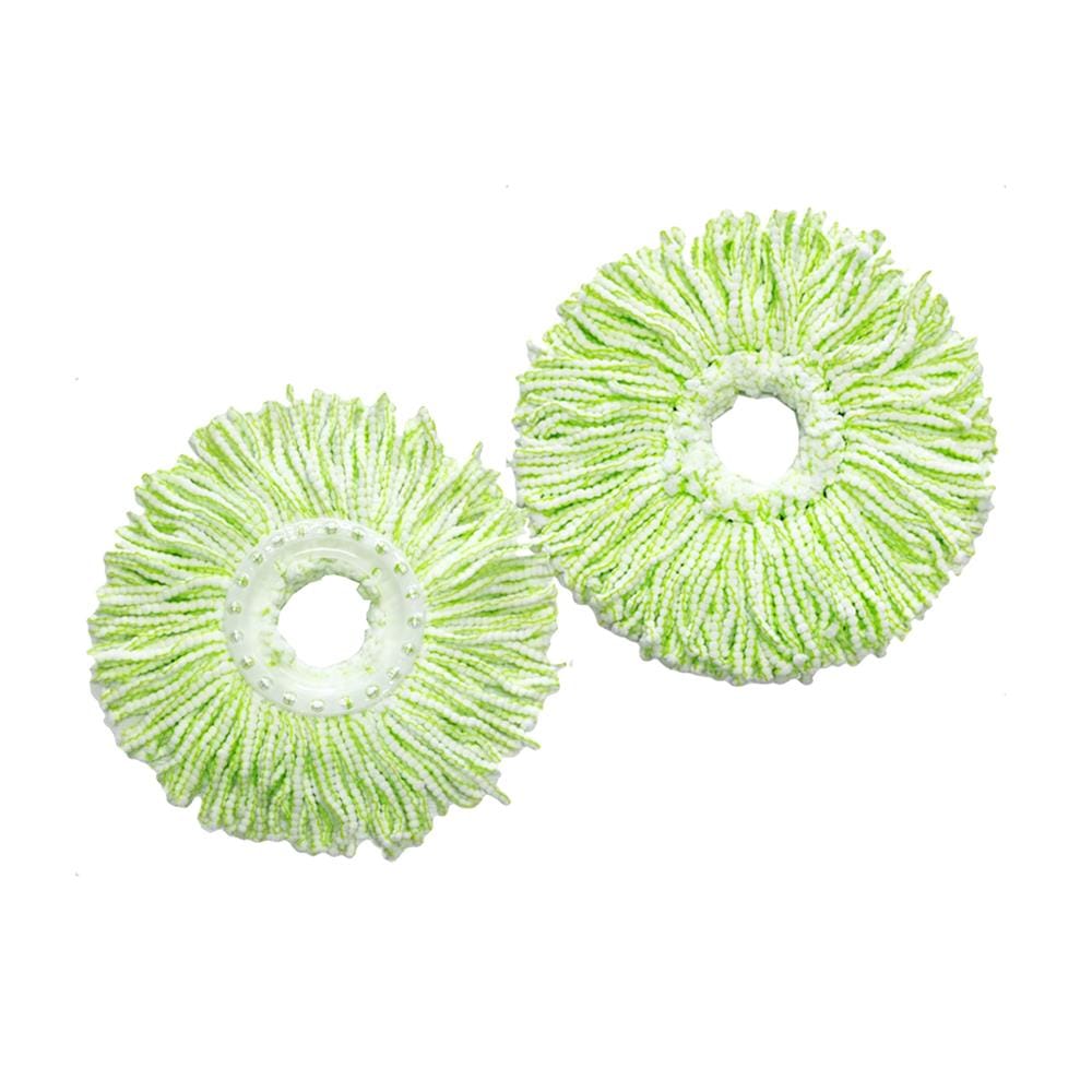 ผ้าม็อบไมโครไฟเบอร์ POWER GREEN SP1201 10 นิ้ว สีขาว