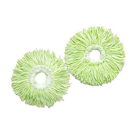 ผ้าม็อบไมโครไฟเบอร์ POWER GREEN SP1201 10 นิ้ว สีขาว_0