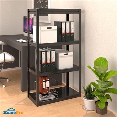 4-TIER SHELVING UNIT FURDINI ZIR BLACK_4
